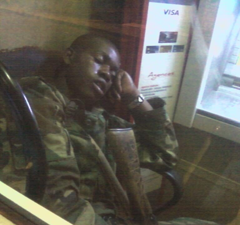 Soldier dormido