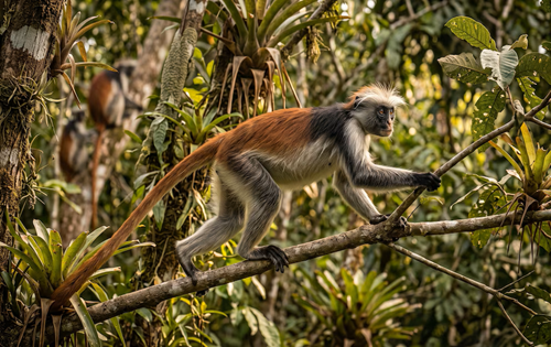 Primates de Bioko amenazados por la caza furtiva pese a la prohibición y a estar en zona protegida
