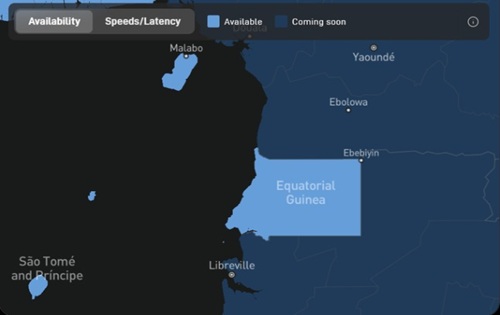 Starlink inicia su servicio de internet satelital en Guinea Ecuatorial