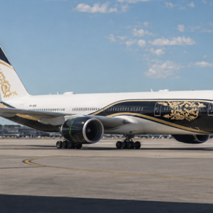 Boeing 777 P4-SKN utilizado por Teodoro Obiang