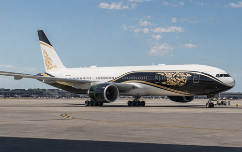 Boeing 777 P4-SKN utilizado por Teodoro Obiang