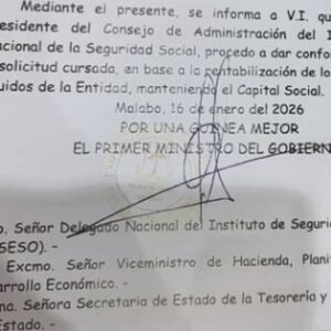 Orden del INSESO para transferir 10.000 millones de FCFA de CCEIBANK a BANGE