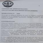 Resolución del INSESO que ordena anular decisiones de la Dirección Interina