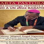 Miguel Ángel Nguema Bee, obispo de Bata y administrador apostólico de Malabo