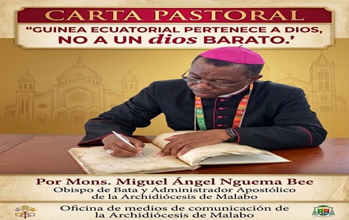 Miguel Ángel Nguema Bee, obispo de Bata y administrador apostólico de Malabo