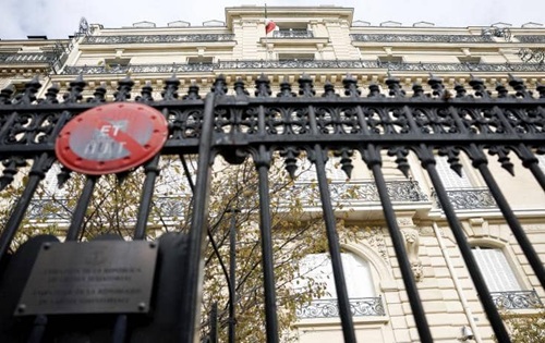 Façade de l’immeuble du 40-42 avenue Foch à Paris, au cœur de l’affaire des biens mal acquis